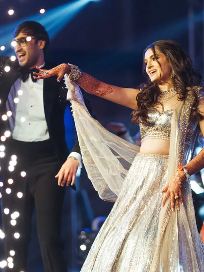 Witnessing love in motion. It was such a joy to choreograph this beautiful sangeet dance for this happy couple.