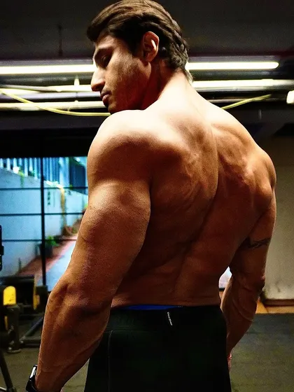 The only way is forward. A powerful back shot that symbolizes my focus on progress and moving ahead.