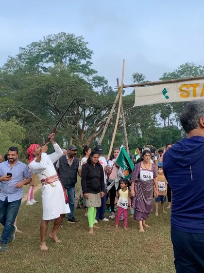 The cultural kickoff of the Barefoot Marathon. We honor the traditions of Kodagu as we celebrate our connection to the land.