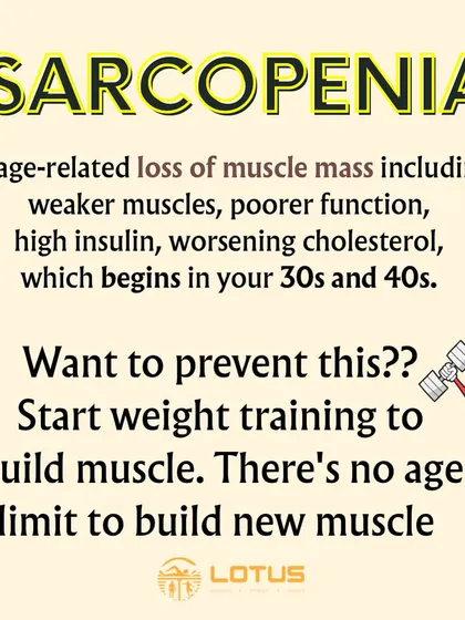 Sarcopenia, or age-related muscle loss, begins in your 30s, but you can fight it at any age. I use weight training to help clients build and maintain muscle, which is essential for stronger bones, better function, and overall health as you get older.