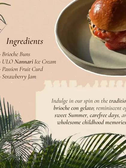 A breakdown of the delicious, summery ingredients in my limited-edition Bombo-ULO-lini.