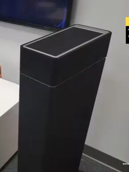 The A90 height module sits atop the BP9000 series tower, firing sound upwards to reflect off the ceiling for a true Dolby Atmos or DTS:X experience. It features aluminum dome tweeters for crystal clear highs in immersive audio formats.