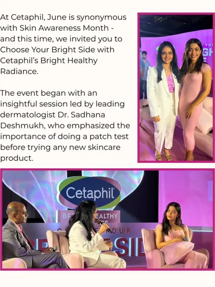 During a session for Cetaphil's Skin Awareness Month, I emphasized the importance of patch testing before trying any new skincare product. This simple step can prevent potential irritation and is crucial for everyone, especially those with sensitive skin.