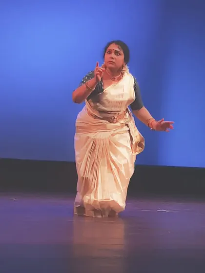 An expressive moment from our performance on tradition, showing how we transcend boundaries while respecting our roots.