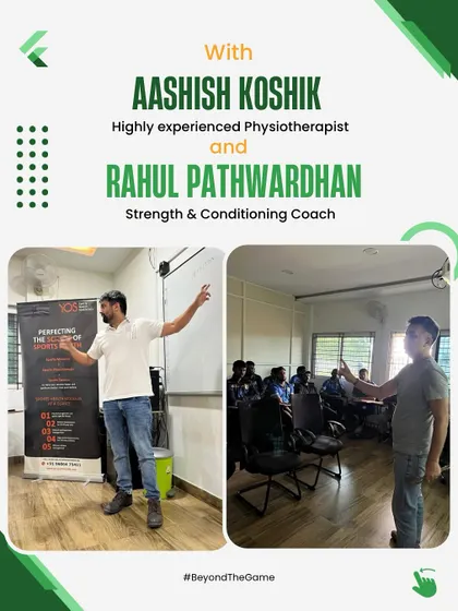 We bring in experts like physiotherapist Aashish Koshik and strength coach Rahul Pathwardhan to provide our students with scientific insights into sports performance.