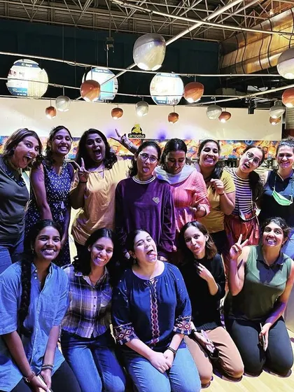 We practice what we preach. Our training days always include time for our team to play, connect, and recharge together, like this fun evening of bowling. A happy team fosters a happy learning environment.