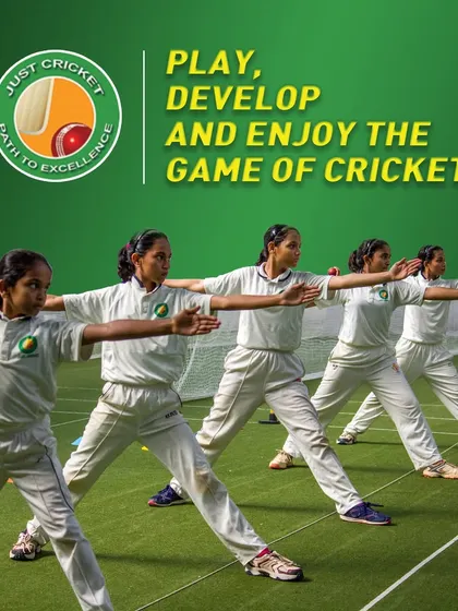 Girls just wanna have runs! Our young female players engage in a synchronized warm-up drill, developing skills and enjoying the game together.
