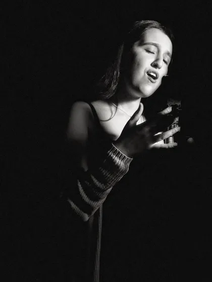 Another dramatic, vintage-inspired shot. These photos showcase a more theatrical and emotive side of my artistry.