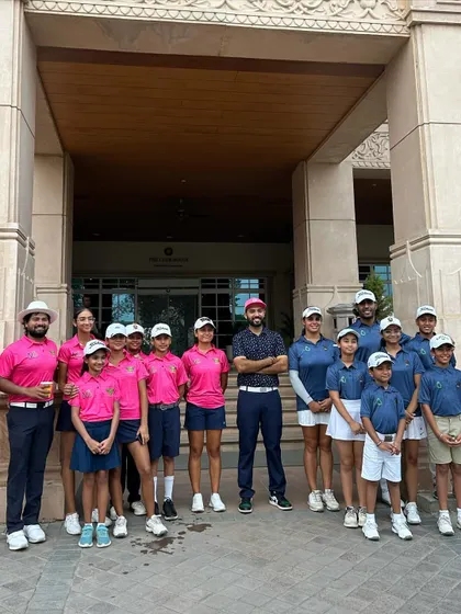 The full group of players from our first invitational. We are building a community and growing as a family.