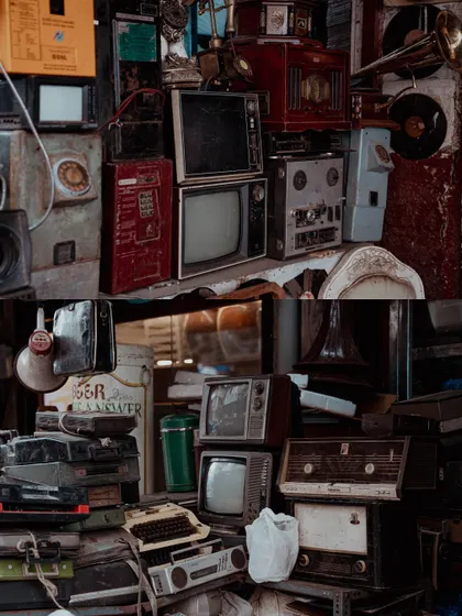 A photo series from Chor Bazaar, Mumbai's famous flea market. It includes portraits of shopkeepers and artisans alongside images of the countless antiques, from vintage cameras to old car parts, that fill its narrow lanes.