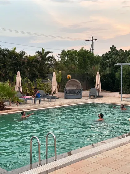 Our swimming pool is the perfect spot for your team to cool off and relax. It's a great option for a low-key afternoon of fun, complete with comfortable lounge chairs and umbrellas.