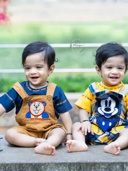 Double the smiles, double the joy. Capturing the unique bond between twins is such a special experience, full of shared giggles and adorable moments as they explore the world side by side.