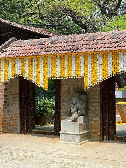 A duplicate image of the beautiful and traditional entrance at Angana.