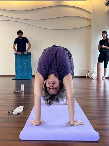 To celebrate International Yoga Day, we asked our students to share a pose that makes their soul happy. The joy is contagious.