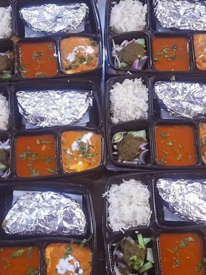 Another successful bulk order delivery. These thalis with shahi paneer and dal were for a weekend office lunch.