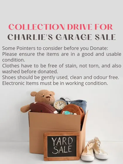 Some helpful pointers for donating to our garage sale. We ask that all items, from clothes to electronics, are in good, usable condition to ensure a successful event for our animals.