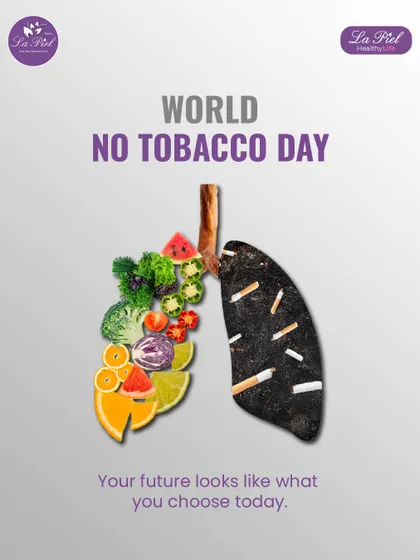 Your future looks like what you choose today. This World No Tobacco Day, we encourage everyone to choose health by saying no to tobacco for healthier lungs, healthier skin, and a stronger life.