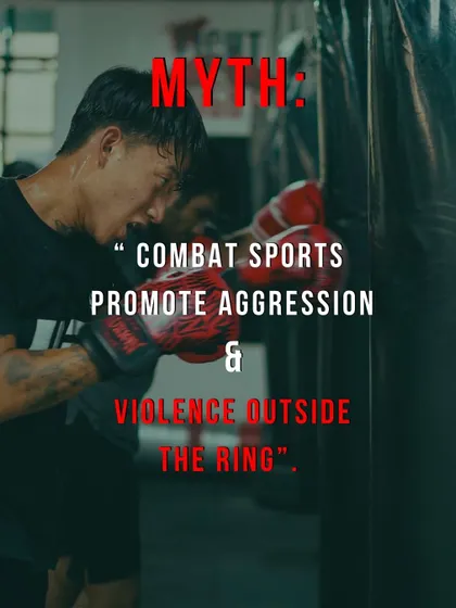 A duplicate of 179, highlighting the myth that MMA promotes aggression. Let's look at the facts.