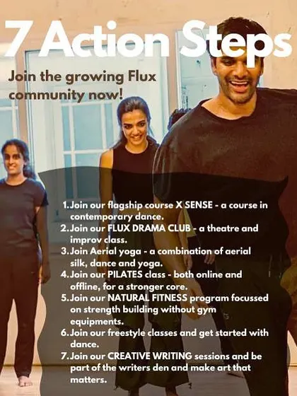 Here are 7 action steps to join our growing Flux community. From our flagship X-Sense course to creative writing sessions, there's a path for everyone.