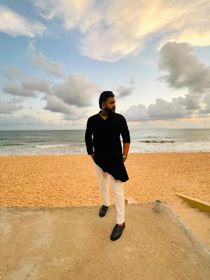 Taking a moment before the party starts at a beautiful beachside wedding. I'm ready to bring my console and the right beats wherever your celebration takes me.