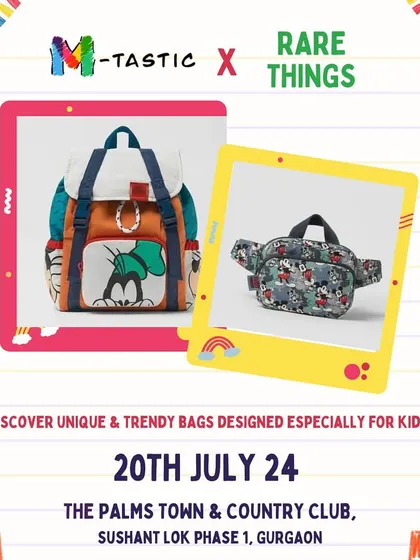 Looking for the perfect kids' bag? Our vendors, like Rare Things, offer a fantastic selection of unique and trendy backpacks and waist bags featuring fun designs for every little personality.