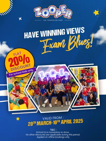 After the exams, it's time to beat the blues with some fun. I offer special discounts for school kids to celebrate.