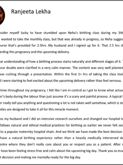 This review from a crash course participant shows how just 2.5 hours can completely change a couple's mindset, replacing fear with excitement and a feeling of control.