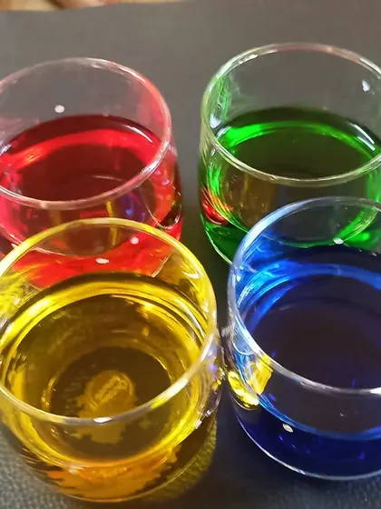 A collection of images from our various science experiments, where children get to be little scientists, exploring concepts like chemical reactions and color theory through hands-on play.