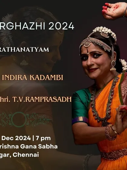 Looking forward to this performance in Chennai, where I will be blessed to have my family on stage with me as my orchestra.
