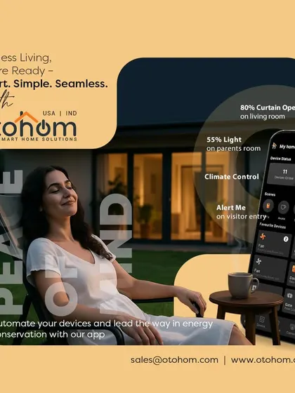 We deliver true peace of mind through seamless automation. This is what it feels like to relax, knowing our app is managing your home's climate, lighting, and security, all while conserving energy.