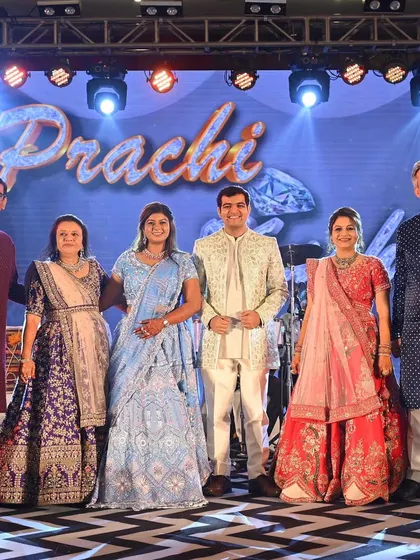 A beautiful family portrait on the custom-designed stage. These are the memories that last a lifetime, and I help create the perfect setting for them.