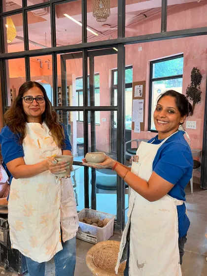 We love seeing our guests proudly display the pieces they've made. In our taster session, you'll get to create your own masterpiece to take home.