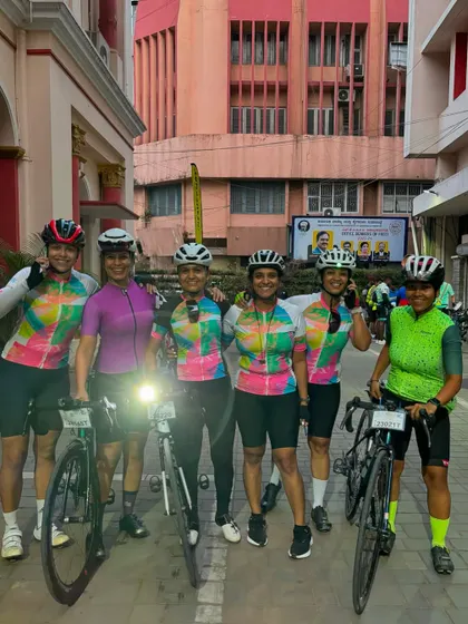 Our Spokies looking strong and ready to ride at the 'Namma Keregalu' event.