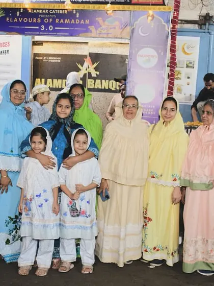 A glimpse of families and friends enjoying the festive spirit at our previous Ramadan food festival.