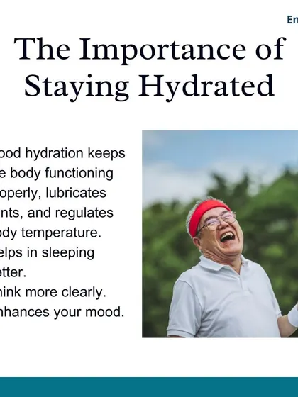 Proper hydration is essential for lubricating joints, regulating body temperature, and even improving sleep and mood. Even minor dehydration can significantly hinder your performance.