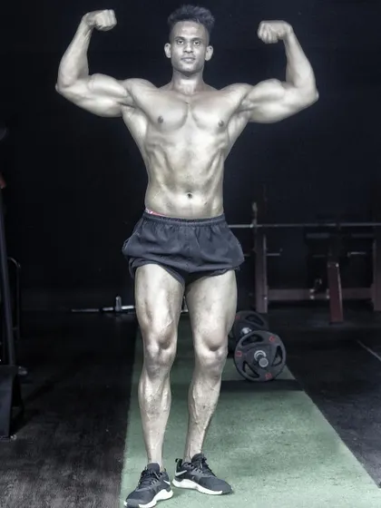 An older shot from my own bodybuilding journey. The goal is always to conquer your previous self.