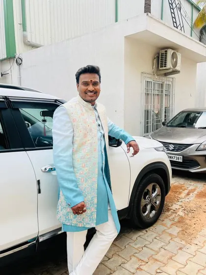 Dressed up for the grand finale of 'Gichchi Giligili' Season 2. It's fun to get into traditional attire for special episodes.