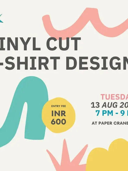 Our vinyl cut t-shirt design workshop is a flexible and fun activity that we can host any day of the week for your team. It's a great way to foster creativity and give everyone a custom piece of apparel to take home.