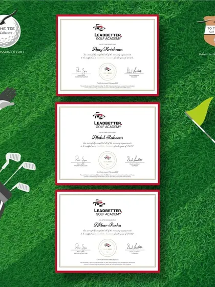A display of the certifications earned by our coaches. This ensures our students receive instruction that is globally recognized for its quality.