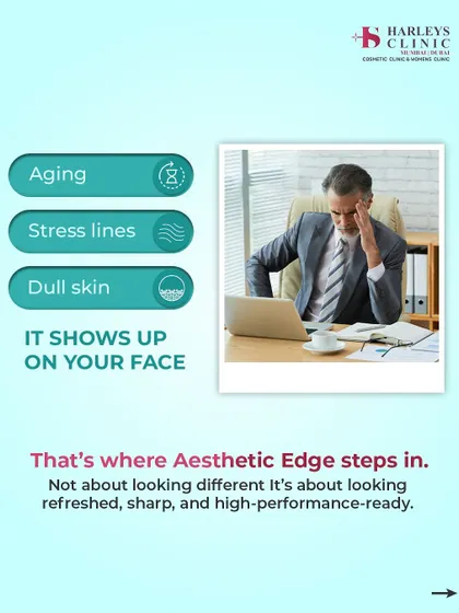 The stress of a high-performance career can show on your face through aging, stress lines, and dull skin. My 'Aesthetic Edge' treatments are not about looking different, but about looking refreshed, sharp, and ready for any challenge.