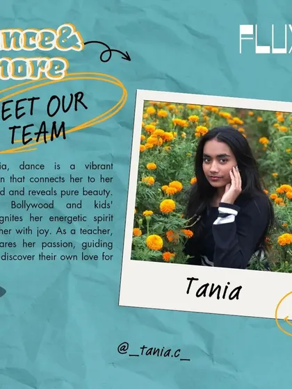 Meet Tania, one of our energetic teachers. For her, dance is a vibrant expression that connects her to her inner child and brings pure joy.
