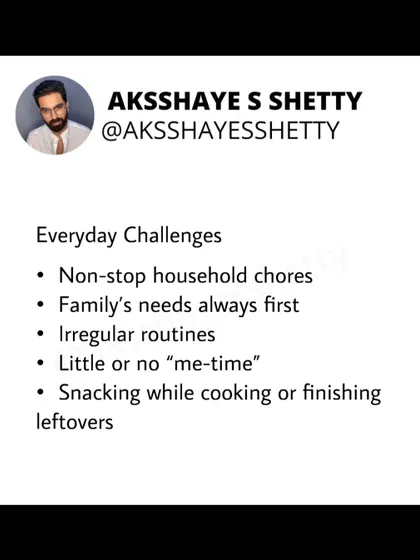 I understand the everyday challenges housewives face: non-stop chores, family needs first, and little "me-time." My program is designed to work around these challenges, not add to them.