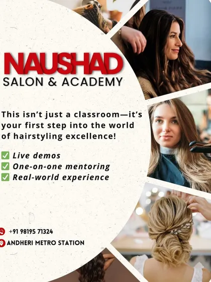 This isn't just a classroom; it's your first step into the world of hairstyling excellence. We offer live demos, one-on-one mentoring, and real-world experience.