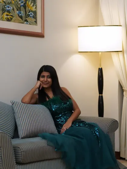 All glammed up for an awards night. The right outfit is part of setting the tone, and for a gala, you have to bring that touch of elegance and sparkle to the stage.