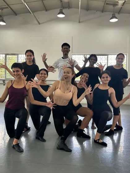 The first day of our new Modern Jazz class. It's always exciting to see a new group of dancers come together, ready to learn, have fun, and embrace a new challenge.