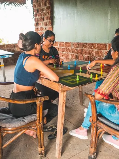Sometimes the best bonding happens over a board game. Our indoor games area provides a relaxed space for smaller groups to connect over a game of Ludo or table tennis.