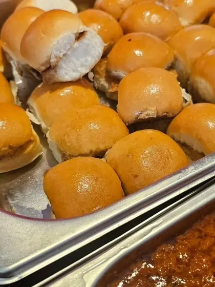 I am excited to introduce Mini Pav with Bhaji to our menu. These bite-sized buns are perfect for parties, making it easy for guests to enjoy this classic dish.