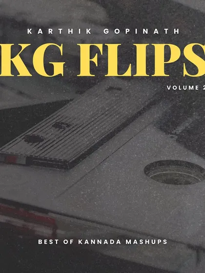 The official cover for 'KG Flips - Vol 2', my second installment of Kannada mashups. This collection dives deeper into blending Sandalwood hits with global sounds, something I'm incredibly passionate about.