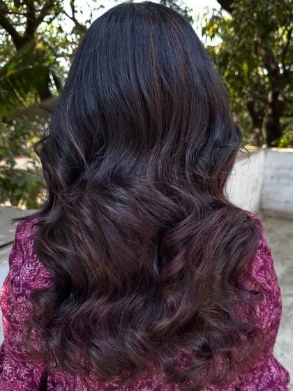 The back view of the 'Brownie + Strawberry Jam' color.