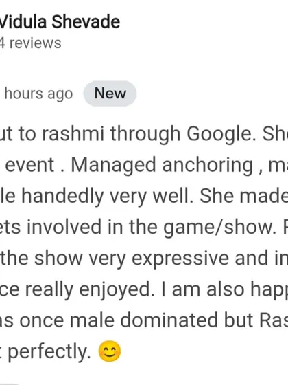 This feedback means the world to me. Knowing that I could single-handedly manage the anchoring, games, and magic show to create a seamless and impressive experience is the best reward. I'm proud to bring my unique energy to this field.